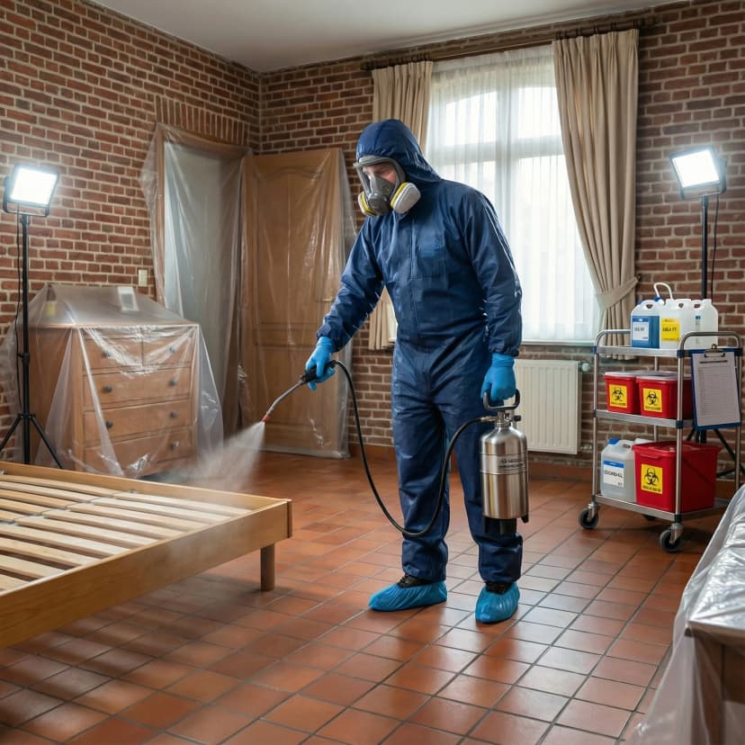 Désinfection professionnelle par les équipes WexX